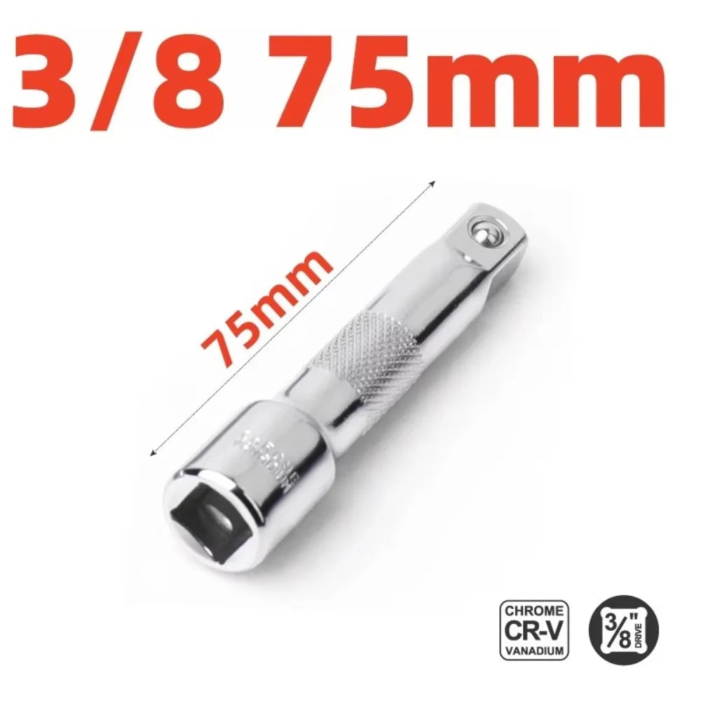 Socket Extension Bar Set – 1/4" 3/8" 1/2" Drive Ratchet Tool Socket Extension Bar Axl 3-8 75mm