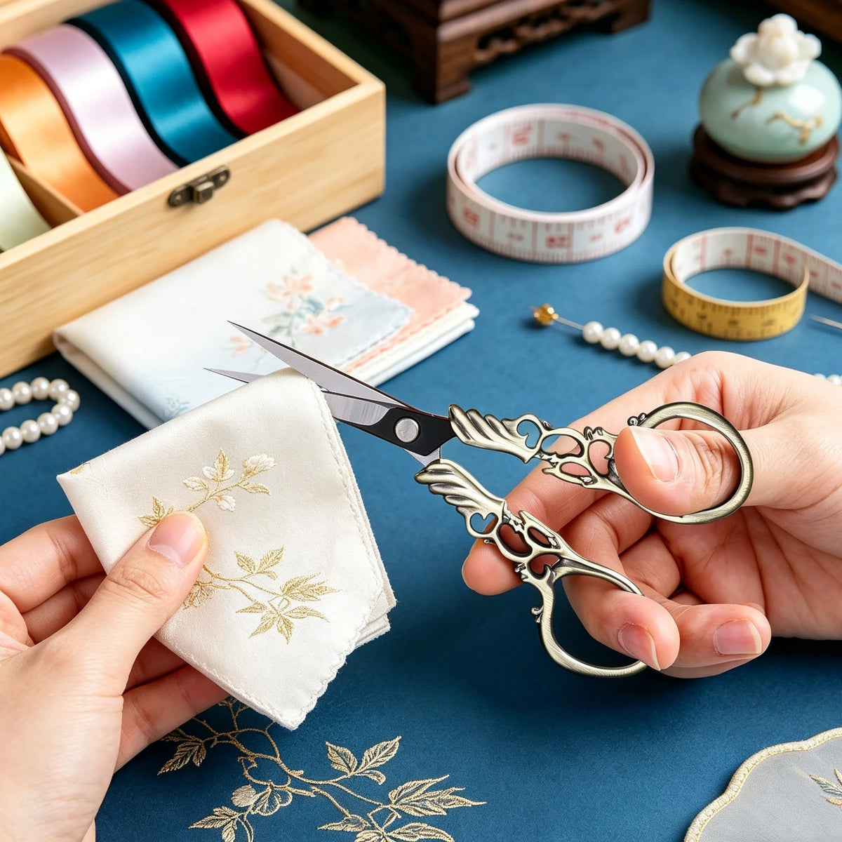 Vintage Embroidery Scissors – Stainless Steel Tailor Sewing Shears Embroidery Scissors Axl