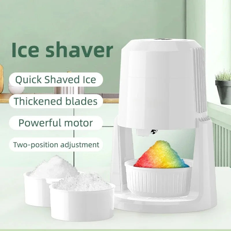 BALASHOV Electric Ice Shaver & Crusher – 130W Two-Speed Electric Ice Shaver Axl WHITE EU