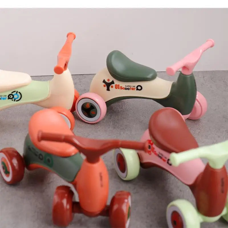 Dollhouse Miniature Scooter Model – Assembly Toy for Kids Miniature Model Toy Axl