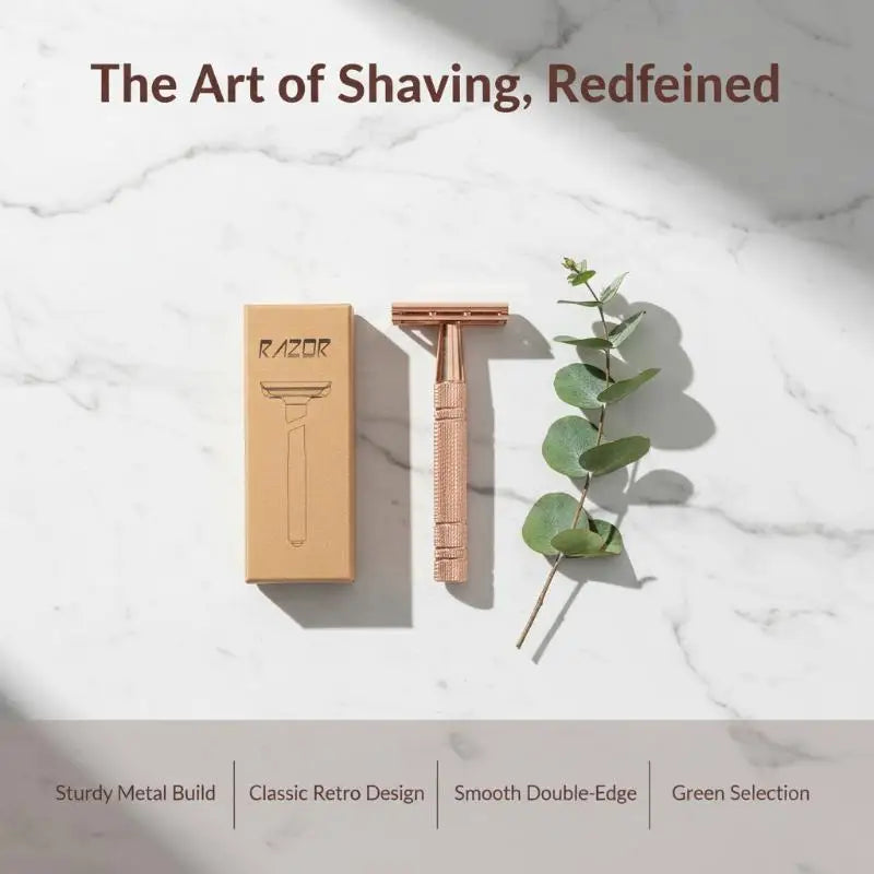 Reusable Double Edge Safety Razor – Eco-Friendly for Men & Women Safety Razor Axl