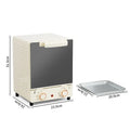 BALASHOV 12L Air Fryer Toaster Oven – 360° Oil-Free Convection Air Fryer Oven Axl WHITE
