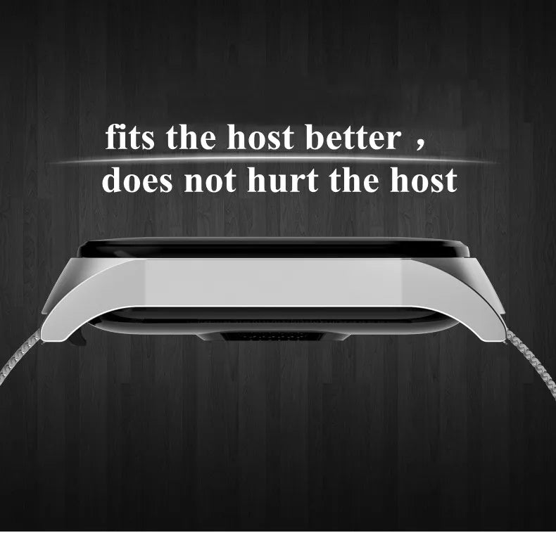 Metal Strap for Xiaomi Mi Band 3 4 5 6 7 – Stainless Steel Smartwatch Band Axl