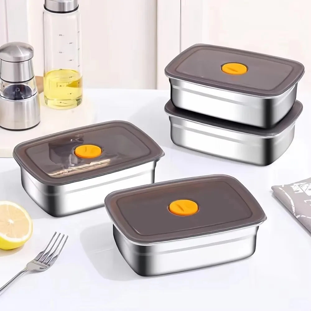 Stainless Steel Leak-Proof Bento Lunch Box – 3 Sizes Bento Lunch Box Axl