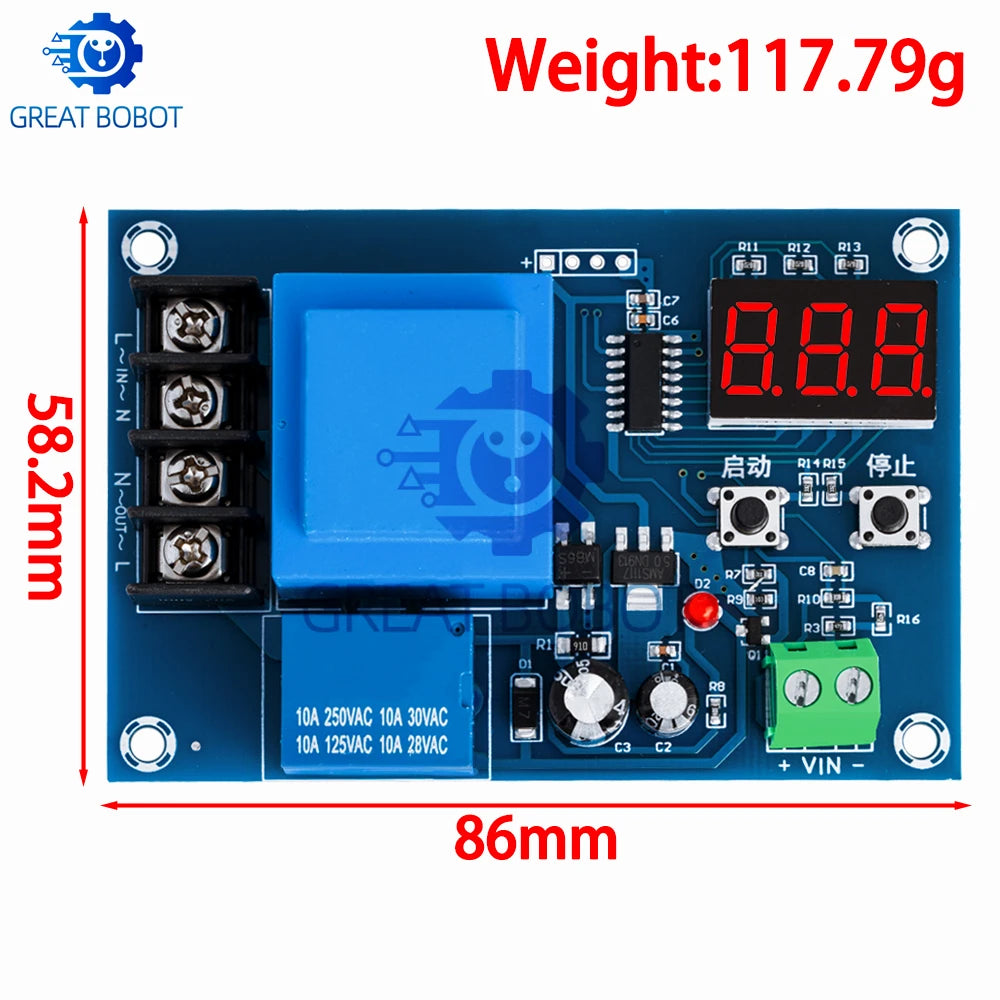 XH-M602 Digital Battery Charging Control Module AC 220V Battery Charging Module Axl