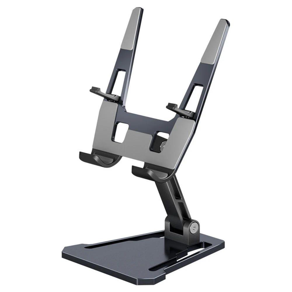 Universal Phone Desktop Stand with Cooling Fan Cutout | PUBG Live Phone Desktop Stand Axl black