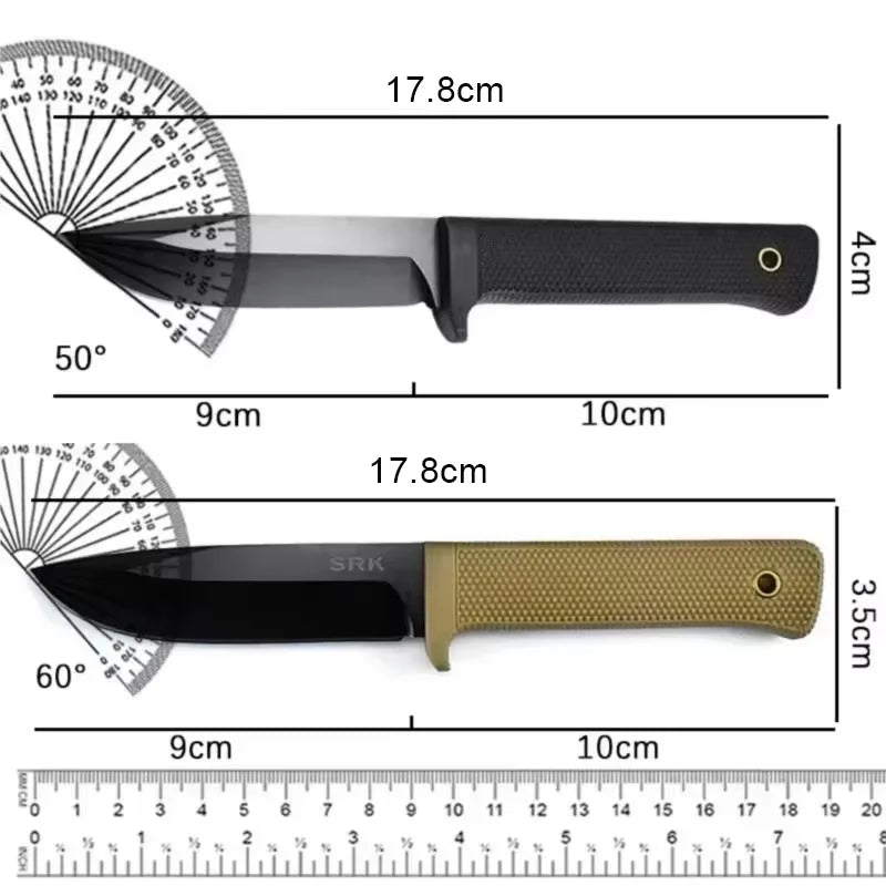 Outdoor Fixed Blade Knife – Stainless Steel Camping Knife Fixed Blade Knife Axl
