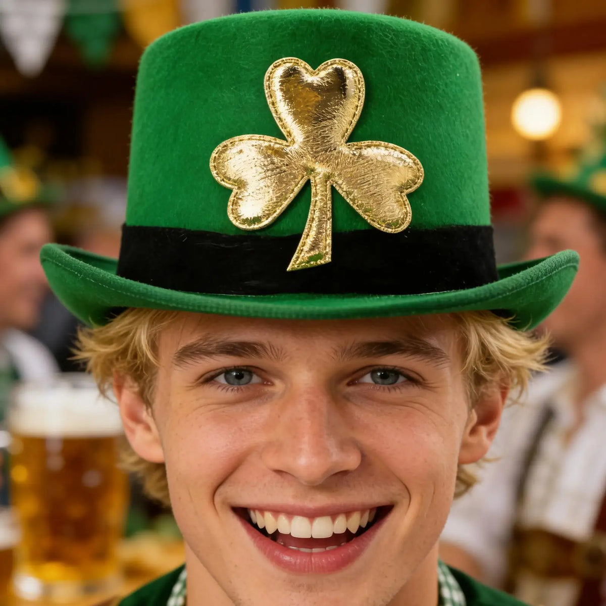 Irish Green Top Hat – St. Patrick's Day Costume Party Hat Costume Party Hat Axl