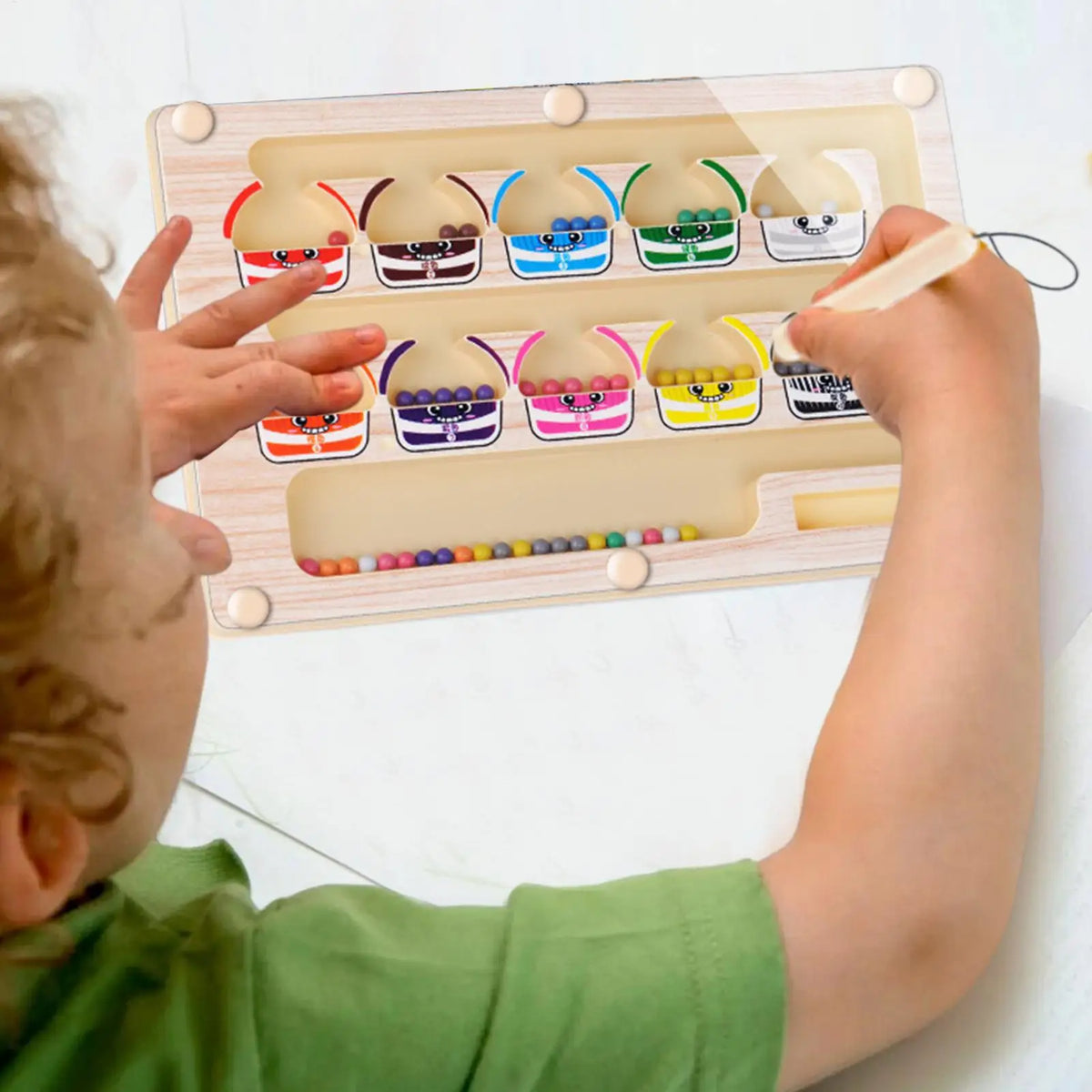 Magnetic Color & Number Maze Toy – Educational Game for Kids 3+ Educational Maze Toy Axl