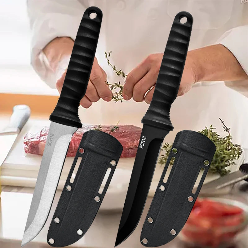 Outdoor Fixed Blade Camping Knife with Sheath | Stainless Steel Fixed Blade Knife Axl