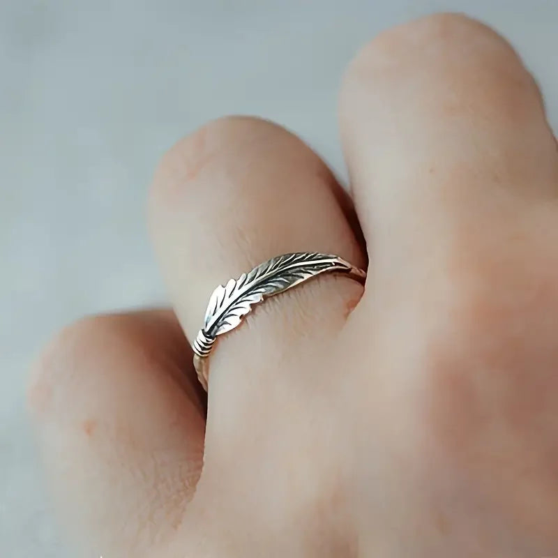 Huitan Vintage Wing Ring for Women – Fashion Zinc Alloy Jewelry Fashion Ring Axl