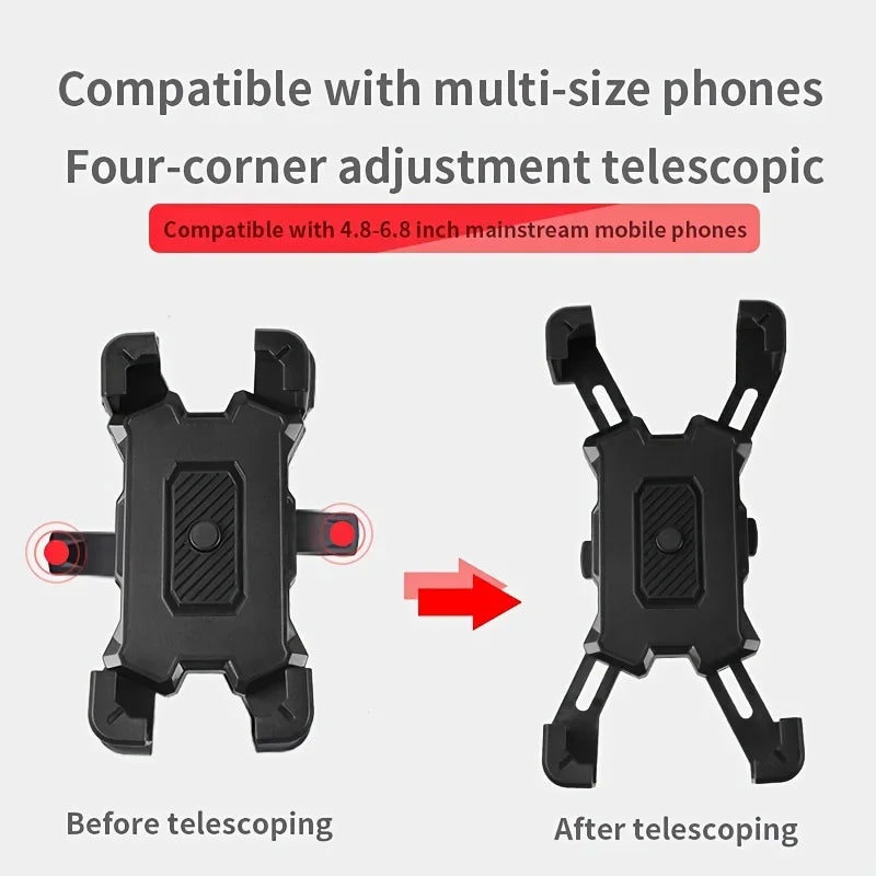 Universal Bike & Motorcycle Handlebar Phone Mount 4.8–6.8" Handlebar Phone Mount Axl