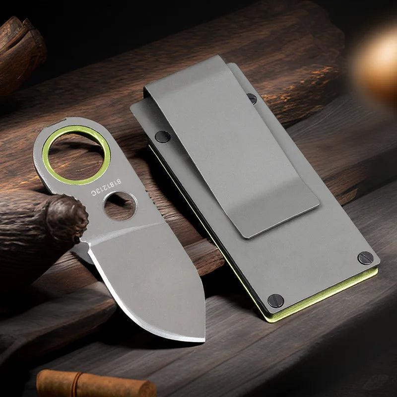 Mini Kitchen Knife with Finger Guard Sheath | 5CR15MOV Steel Mini Kitchen Knife Axl