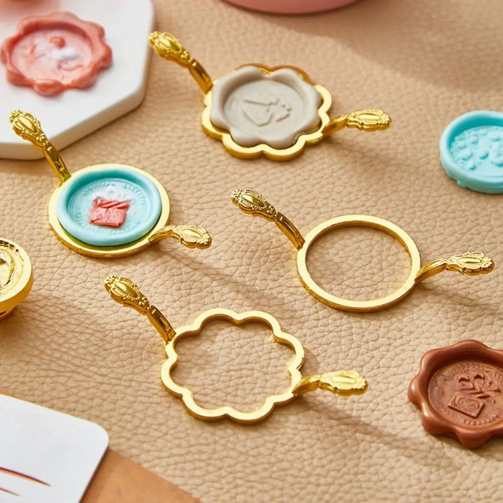 Wax Seal Ring Mold Holder – DIY Sealing Wax Shaper Tool Wax Seal Craft Tool Axl