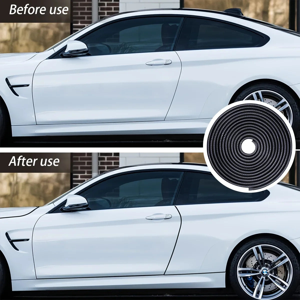 5M Black Car Door Edge Guard Strip – PVC Protector Trim Car Door Protector Axl