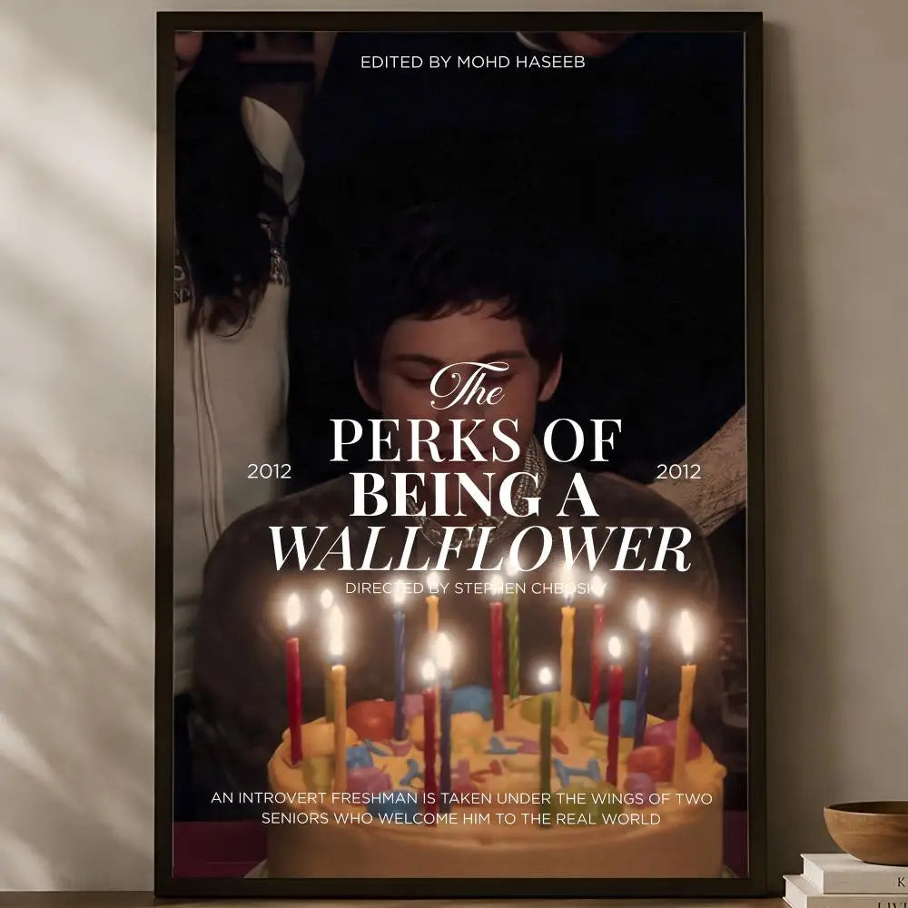 Perks of Being a Wallflower Poster – HD Self-Stick PVC Art Wall Art Poster Axl White04 50X70cmNoframe