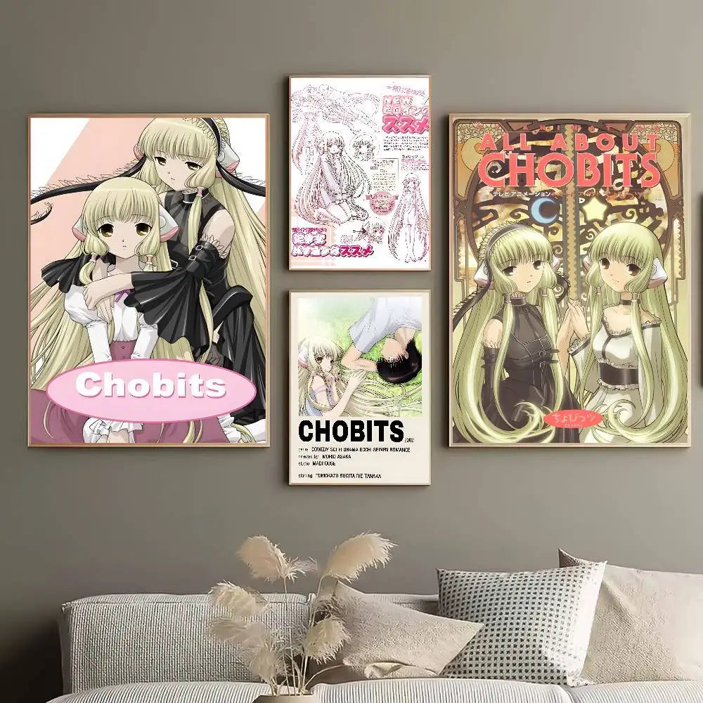 Chobits Anime Poster – HD Self-Adhesive Waterproof Wall Art Anime Wall Poster Axl