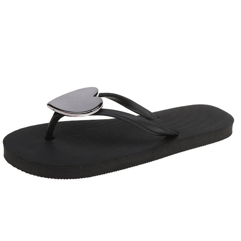 YBQJOO Women's Non-Slip Beach Flip Flops – Flat Slippers Women's Flip Flops Axl A319 black 36-37