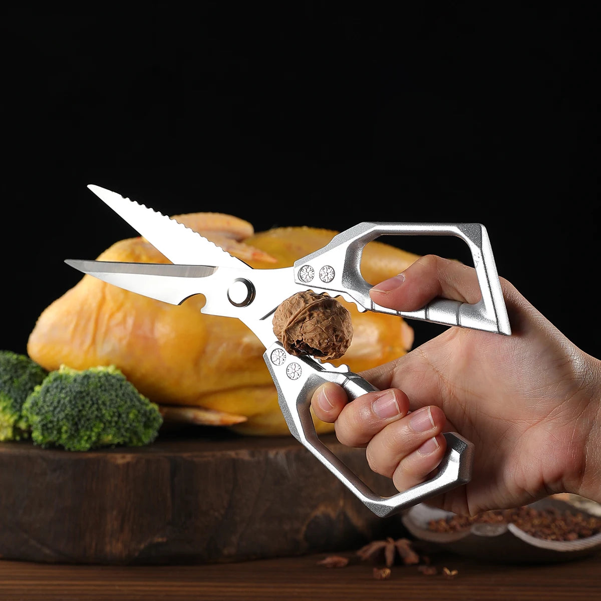 Stainless Steel Kitchen Tool Set – Peeler, Shears & Slicer Kitchen Tool Set Axl