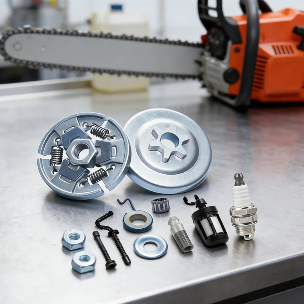 3/8" 6T Clutch Drum Sprocket Kit – Stihl 017–025 MS180–MS250 Chainsaw Sprocket Kit Axl