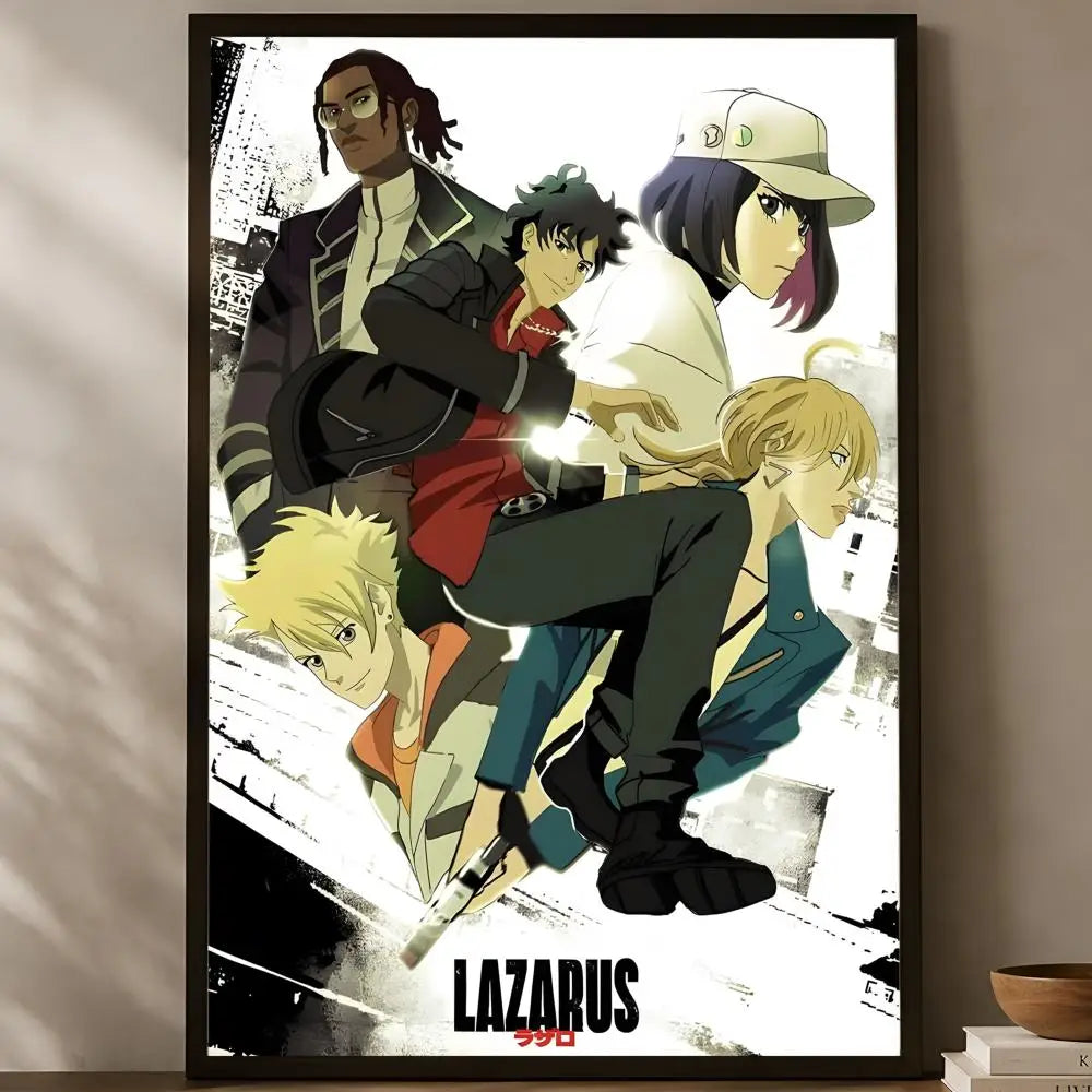 Animation Lazarus Self-Stick HD Wall Poster – Waterproof Decor Wall Art Poster Axl White01 30X40cmNoframe