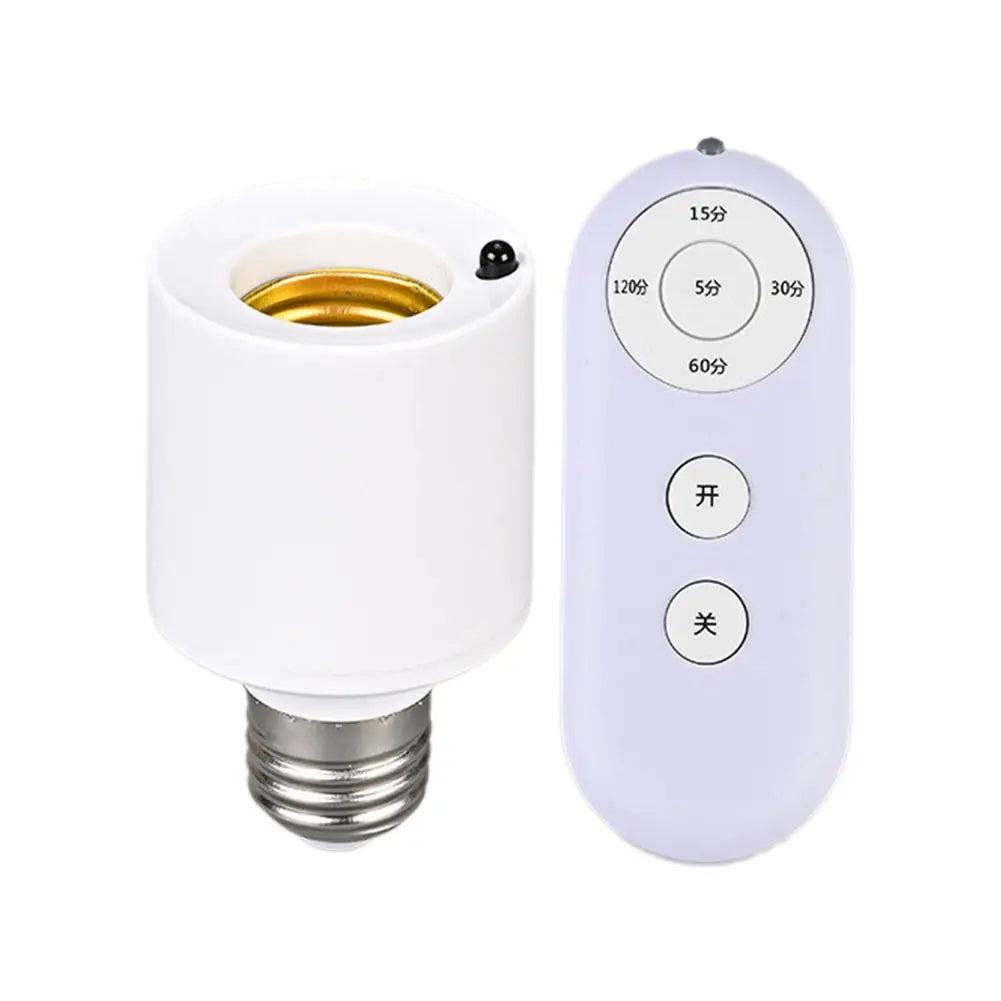 E27 Smart Lamp Holder with IR Remote Control – Timer & Dimmer Smart Lamp Holder Axl A E27