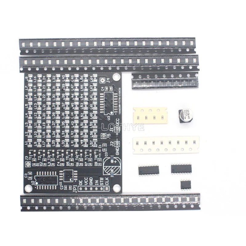 64 LED SMD Dot Matrix Soldering Kit – DIY Electronics Project DIY Soldering Kit Axl