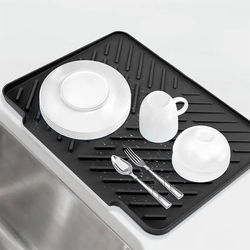 Silicone Dish Drying Pad – Non-Slip Heat Resistant Drain Mat Dish Drying Mat Axl