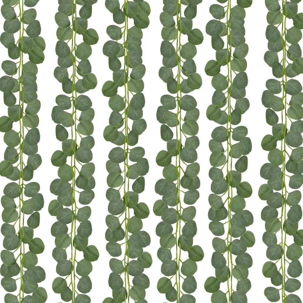 Artificial Eucalyptus Garland 5/10 Pack – Wedding & Home Decor Artificial Garland Axl A 5PCS
