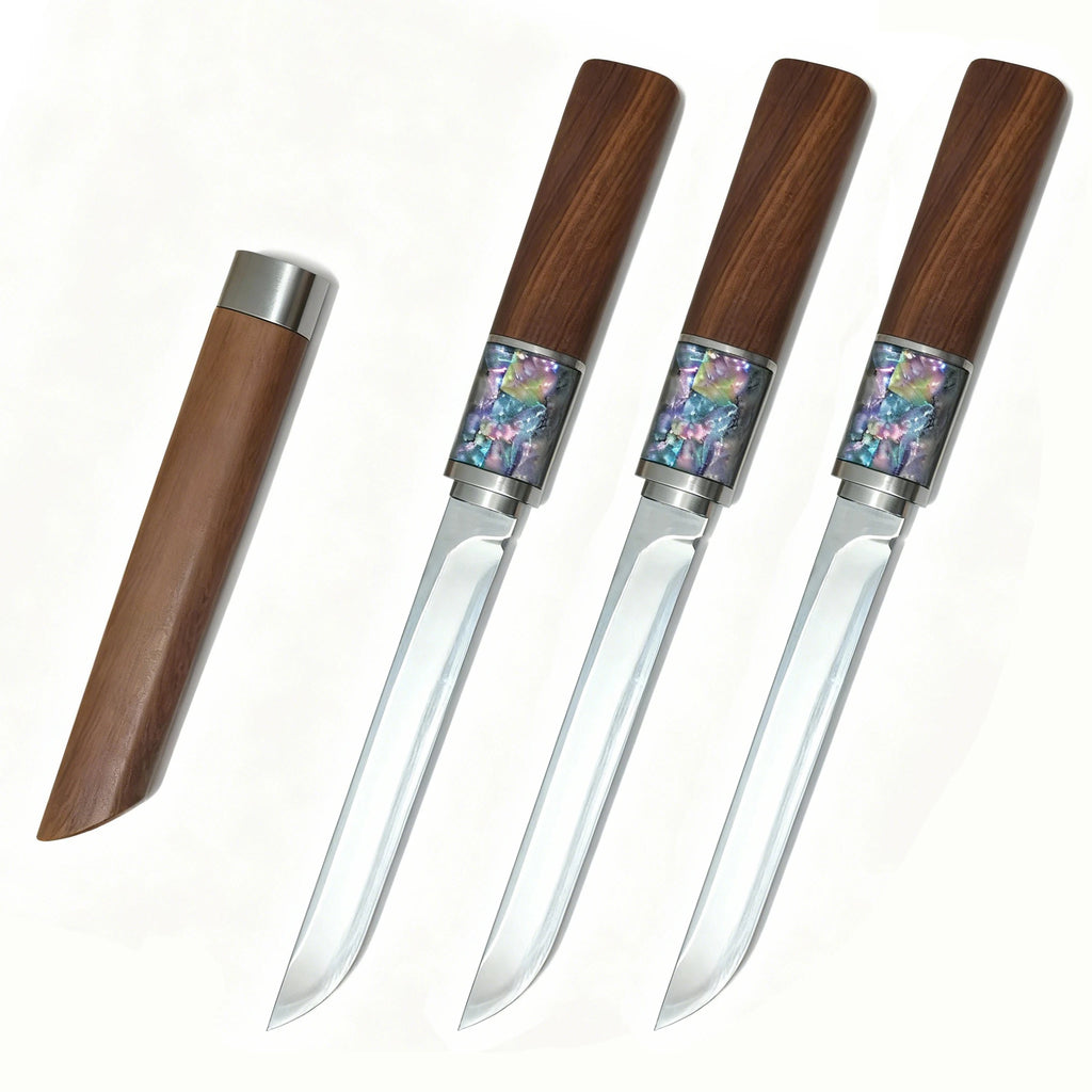 Japanese-Style Kitchen Knife | Sharp Stainless Steel, Non-Slip Kitchen Chef Knife Axl 3pcs