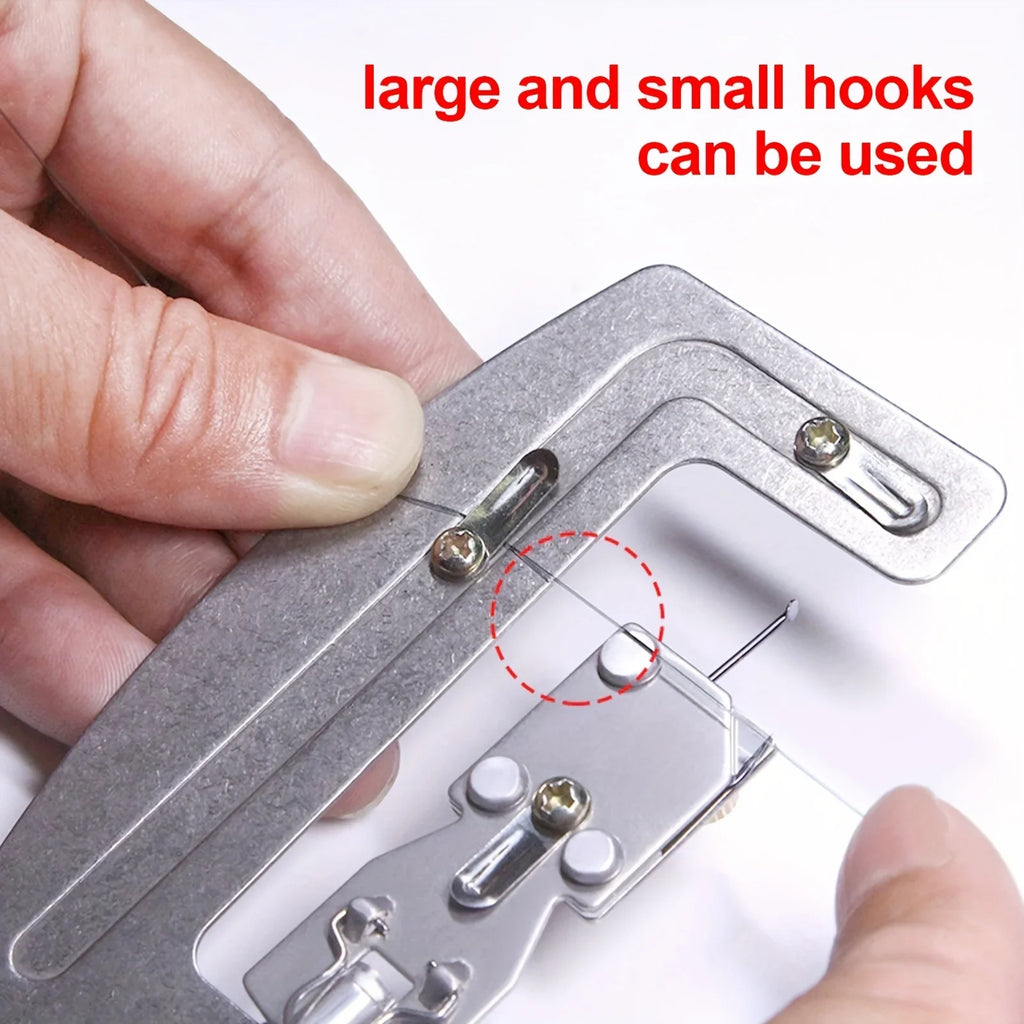 Semi-Auto Fishing Hook Line Tying Machine | Metal Knotter Fishing Knot Tool Axl