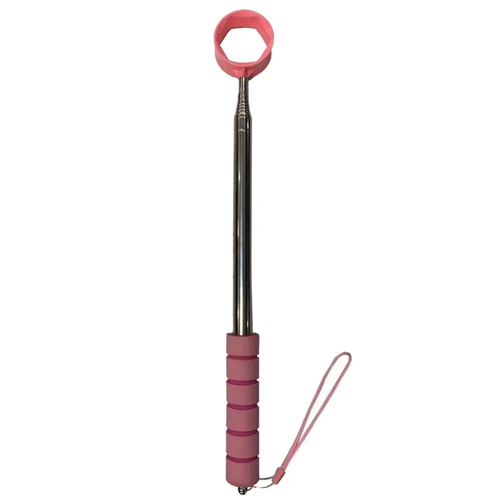 Extendable Telescopic Golf Ball Retriever | Non-Slip Handle Golf Ball Retriever Axl Pink