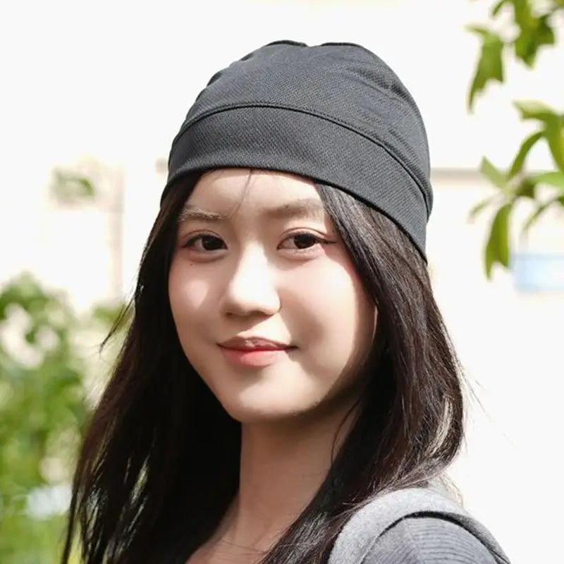 Quick Dry Mesh Sports Beanie – Breathable Outdoor Cap Mesh Sports Beanie Axl Black