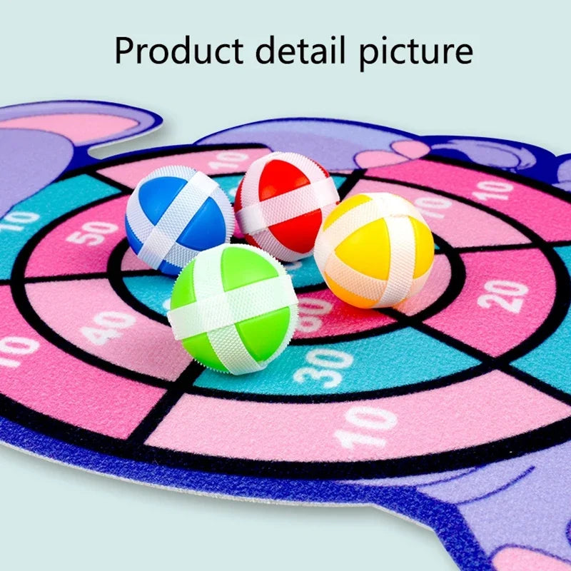 Kids Sticky Ball Dart Board – Safe Montessori Game Ages 3–7 Kids Dart Board Game Axl