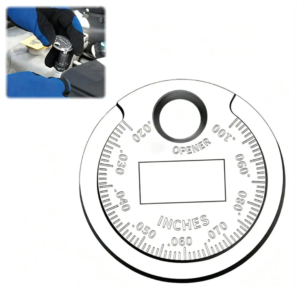 Coin Spark Plug Gap Gauge 0.6–2.4mm Feeler Tool | Auto Engine Spark Plug Gauge Axl
