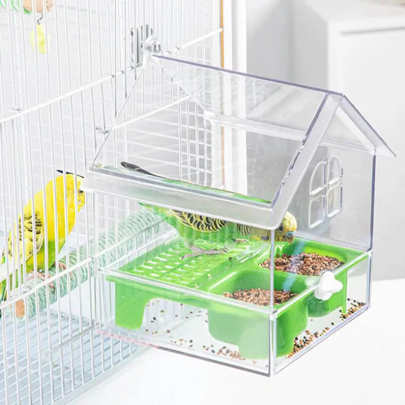Hanging Parrot Feeder & Bird Bath Bowl | Cage Accessory Bird Feeder Bowl Axl