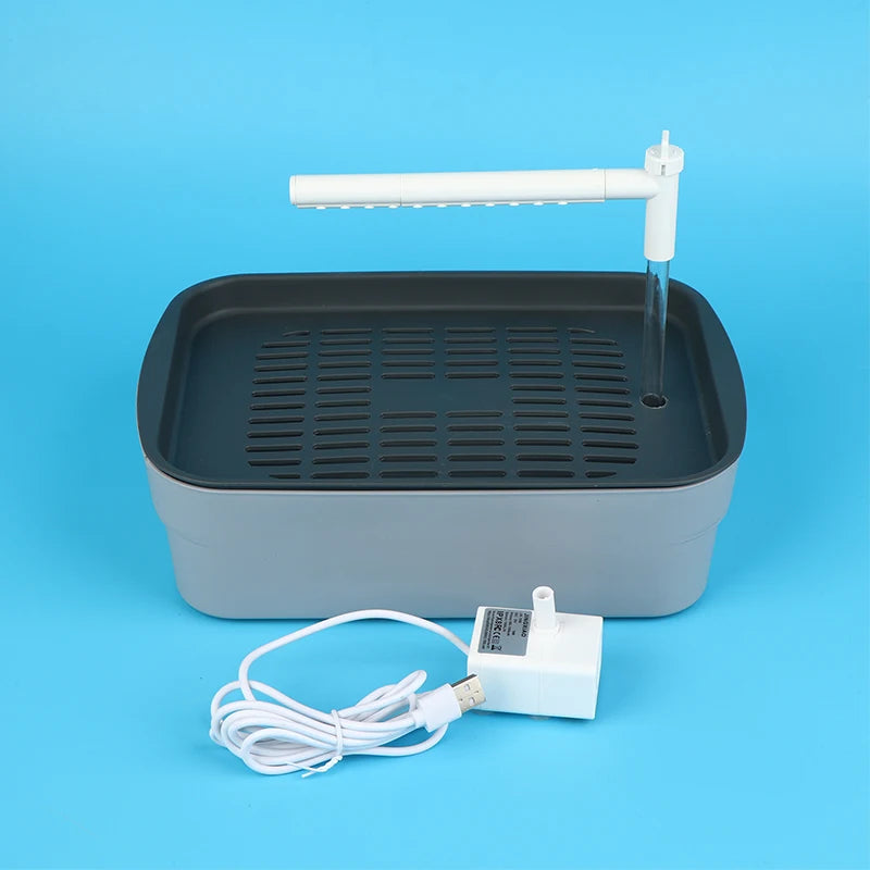 USB Electric Parrot Bird Bath – Circulating Water Shower Fountain Bird Bath Fountain Axl