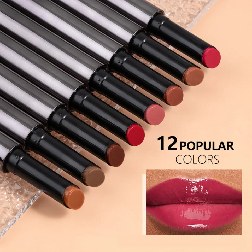 Vegan Mirror Gloss Lipstick – Moisturizing Long-Lasting Multi-Color Mirror Gloss Lipstick Axl