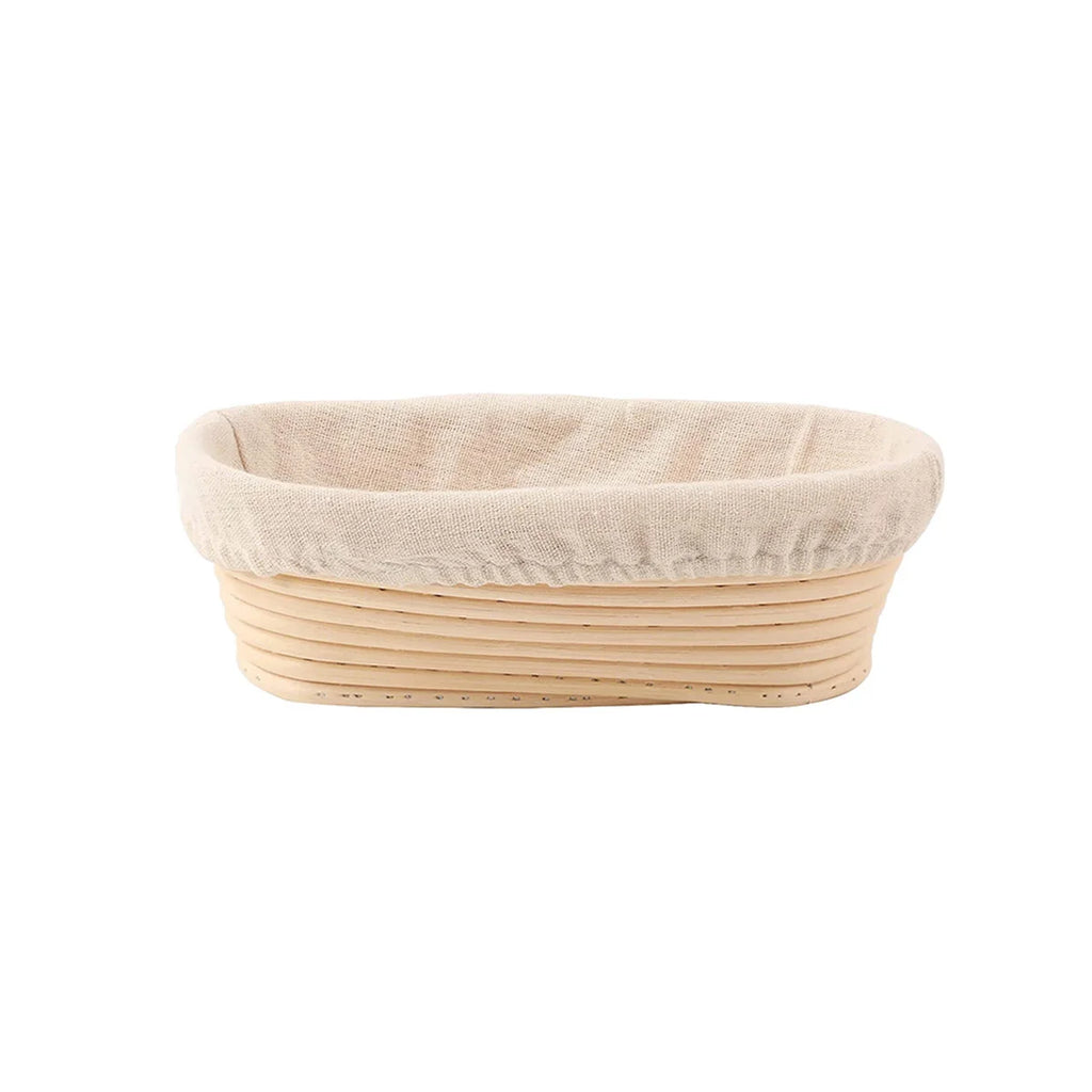 Banneton Bread Proofing Basket with Linen Liner | Leeseph Bread Proofing Basket Axl Oval 30x14x7cm
