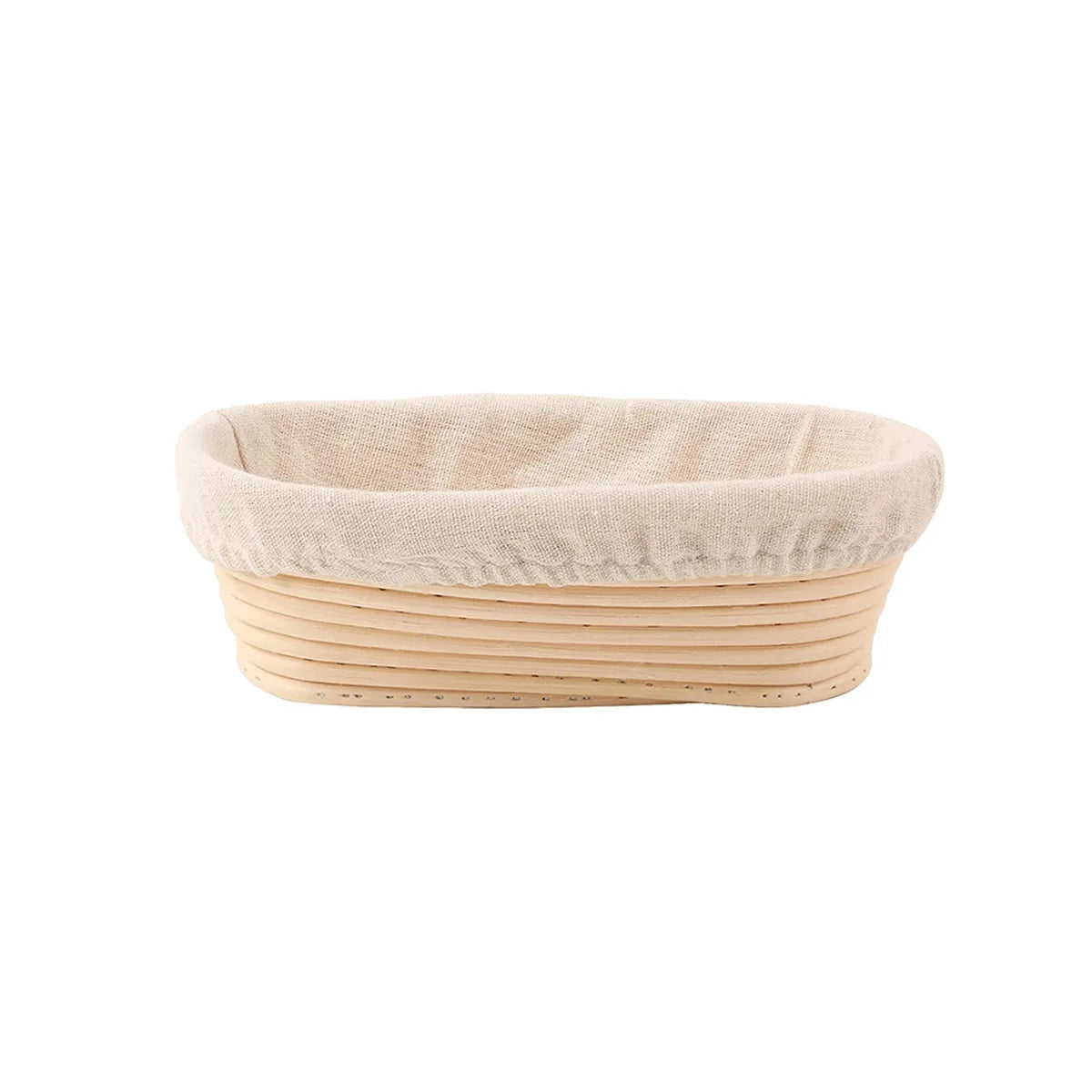 Banneton Bread Proofing Basket with Linen Liner | Leeseph Bread Proofing Basket Axl Oval 30x14x7cm