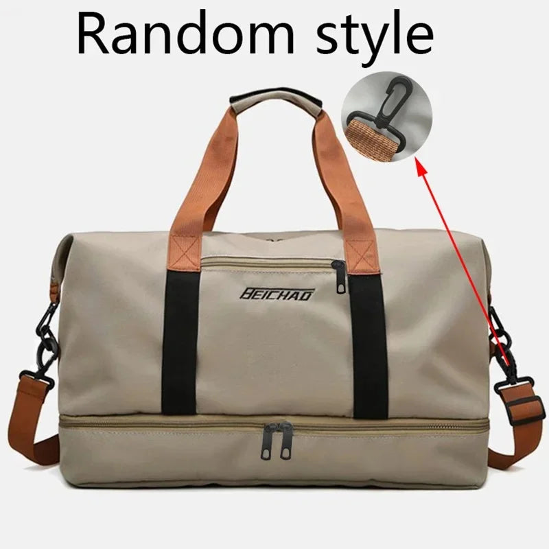 Portable Gym Duffle Bag – Weekender Travel Shoulder Bag Travel Duffle Bag Axl