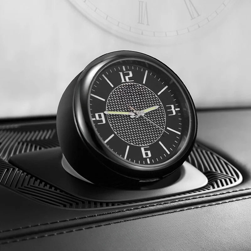 Luminous Mini Car Dashboard Clock – Stick-On Digital Quartz Car Dashboard Clock Axl
