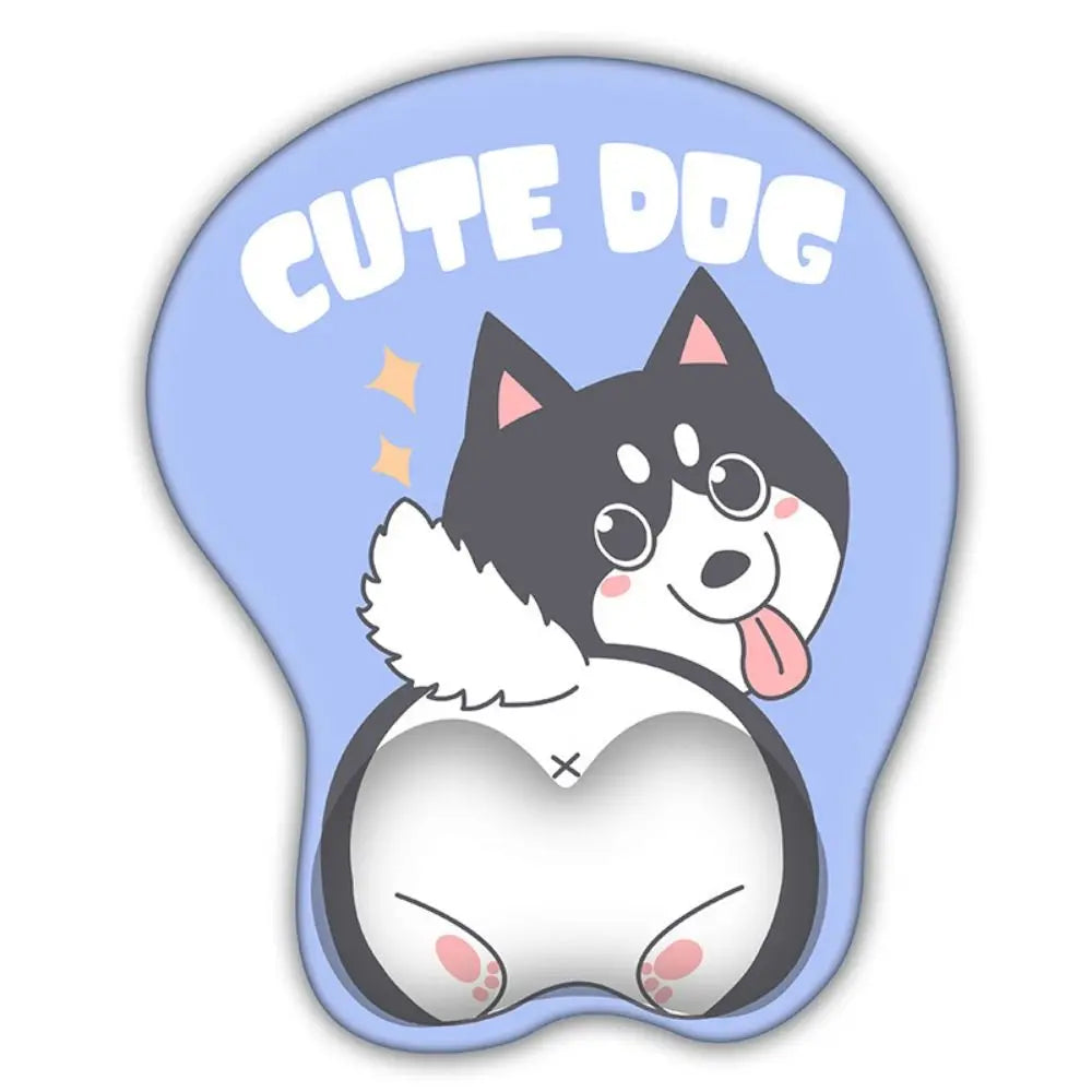 Cute Corgi Mouse Pad – Ergonomic Silicone Wrist Rest Wrist Rest Mouse Pad Axl