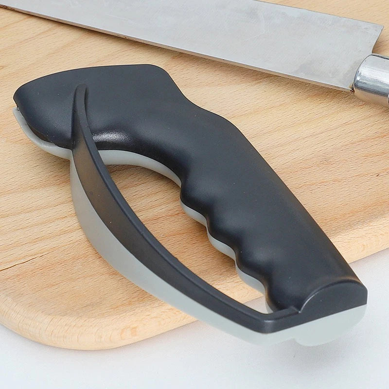 Manual Knife Sharpener – Tungsten Carbide Kitchen Blade Tool Knife Sharpener Axl