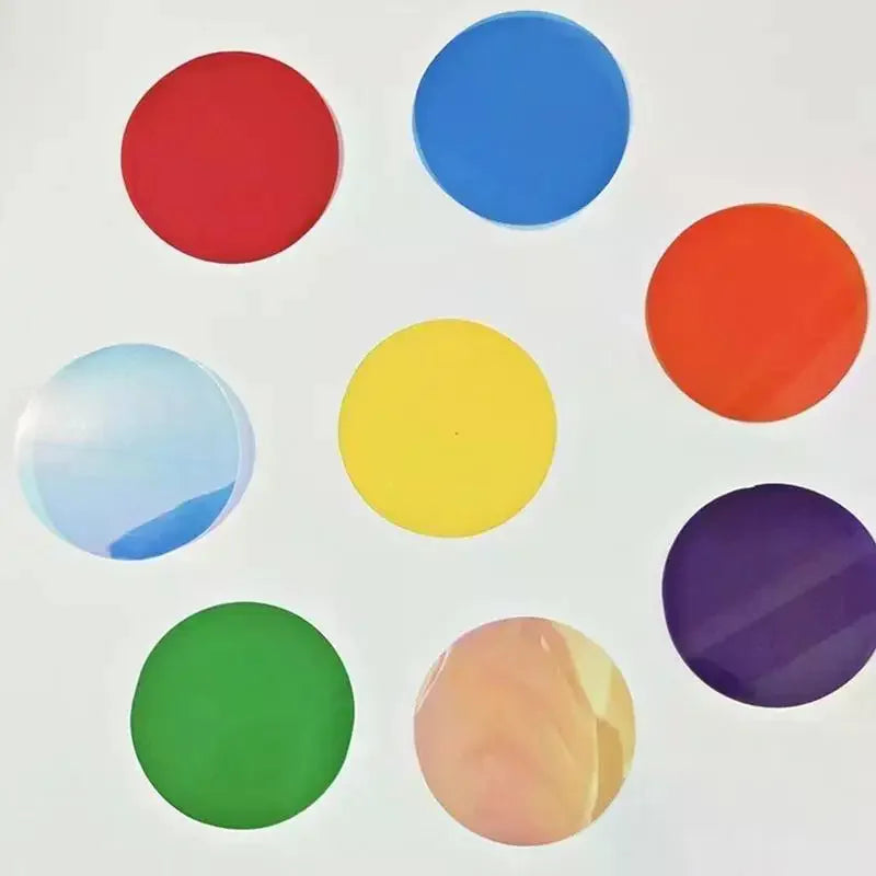 Self-Adhesive Color Lamp Film Overlays – 74mm DIY Light Decor Lamp Film Overlay Axl