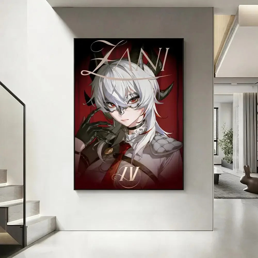 Game Z-Zani HD Art Poster | Waterproof Sticky Wall Decor Wall Art Poster Axl