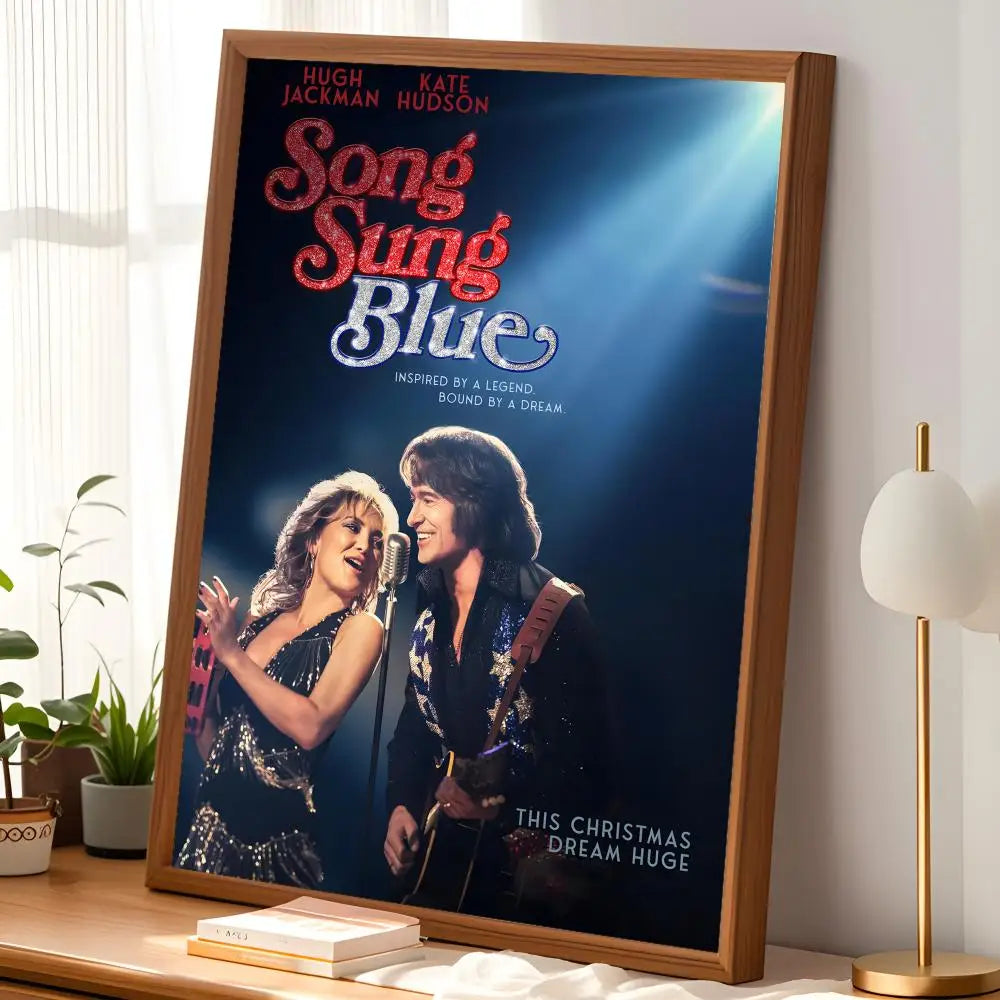 Song Sung Blue HD PVC Self-Stick Wall Art Poster | Waterproof Wall Art Poster Axl