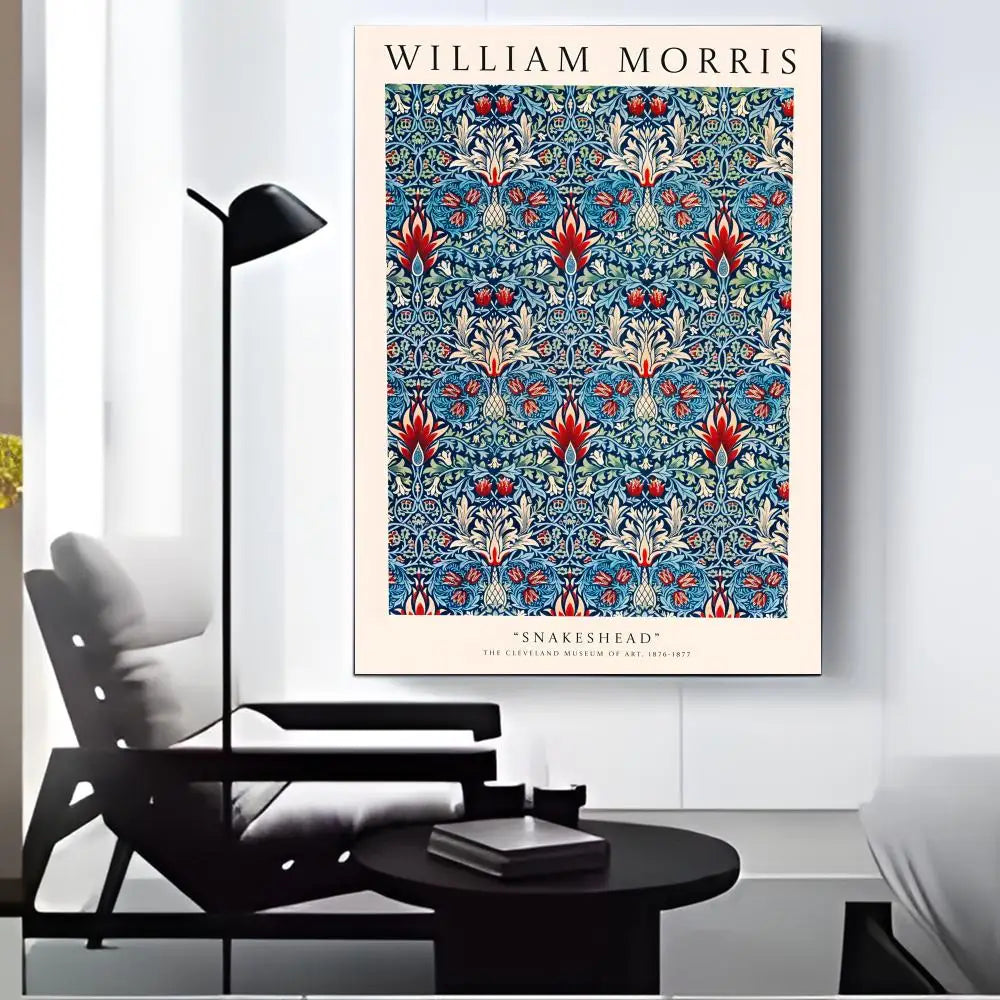 William Morris Canvas Wall Art – Vintage HD Print Home Decor Canvas Wall Art Axl