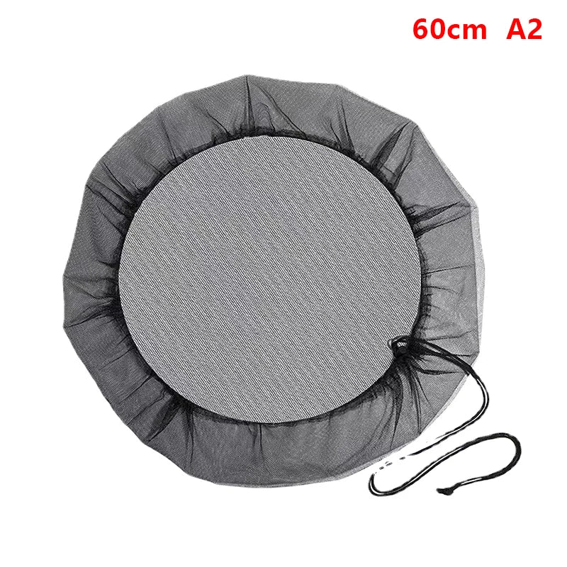 Mesh Cover Netting for Rain Barrels – Anti-Mosquito Tank Cover Rain Barrel Cover Axl 60cm