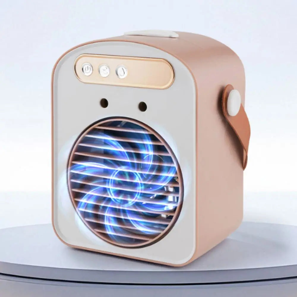 Portable Dual Head USB Mist Fan – Quiet, 500ml, 3 Speeds USB Mist Fan Axl